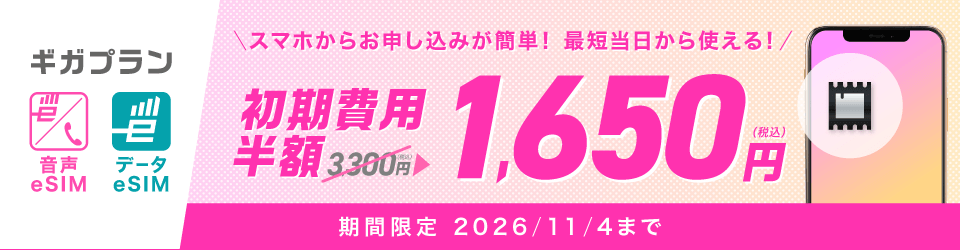 IIJmio 他社から乗り換えで人気スマホが110円〜　2024/3/31まで